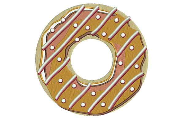 Donut: A Sweet Embroidery Design for Boutique Brands