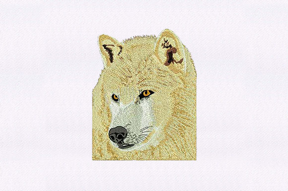 Labrador Husky Face Embroidery