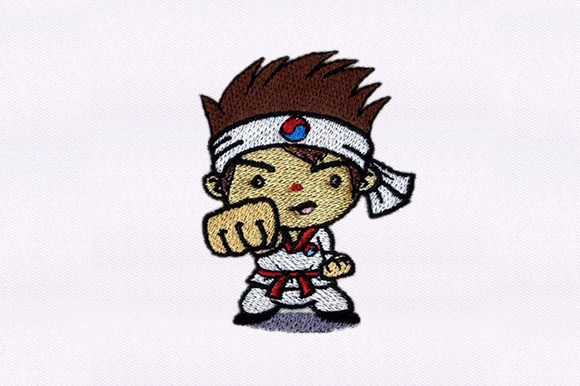 Martial Arts Kid Embroidery Review