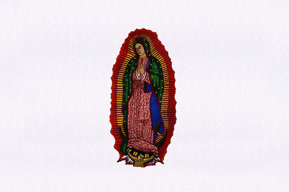 Praying Madonna Embroidery
